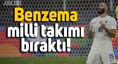 Karim Benzema, milli takımı bıraktı!