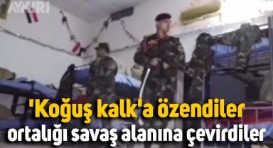 'Koğuş kalk'a özendiler, ortalığı savaş alanına çevirdiler