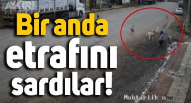 Konya'da çekilen görüntüler tartışma konusu oldu: Bir anda kadının etrafını sardılar