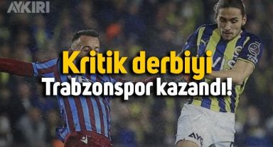 Kritik derbiyi Trabzonspor kazandı