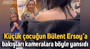 Küçük çocuğun Bülent Ersoy'a bakışları kameralara böyle yansıdı