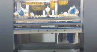 Kuyumcu, geliştirdiği otomatik sistem ile altınlarını böyle topluyor