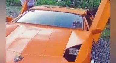 Lamborghini çocukluk hayaliydi: Alabilecek parası olmayınca kendi Lambo'sunu yaptı