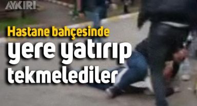 Mardin'de hastane bahçesinde yaşananlar şaşkınlık yarattı