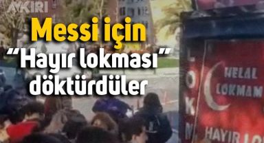 Messi hayranı bir grup, 