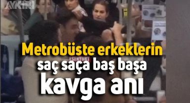 Metrobüsteki erkeklerin ilginç olayına kadınlar müdahale etti