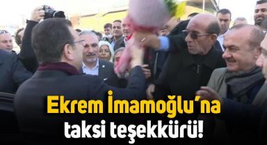 Minibüsçülerden Ekrem İmamoğlu'na teşekkür: