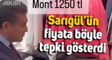 Montun fiyatını gören Mustafa Sarıgül böyle tepki gösterdi