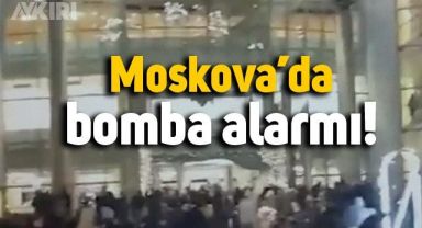 Moskova'da bomba alarmı: Yüzlerce kişi tahliye edildi