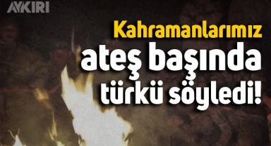 MSB, Kahraman askerlerimizin türkü söylediği anları paylaştı