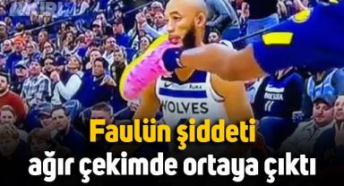 NBA maçında Isaiah Jackson'ın yüzüne aldığı darbenin ağır çekim görüntüsü