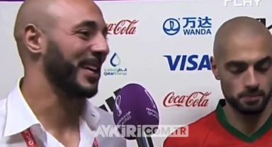Nordin Amrabat, Fas'ın yarı finale yükselmesi sonrasında gözyaşlarını tutamadı