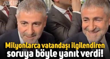 Nureddin Nebati, EYT sorusuna gülerek yanıt verdi