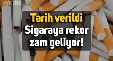 O tarihe dikkat: Sigaraya rekor zam yolda