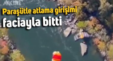 Paraşütle atladı, zamanı ayarlayamadı, diğer paraşütün üzerine düştü