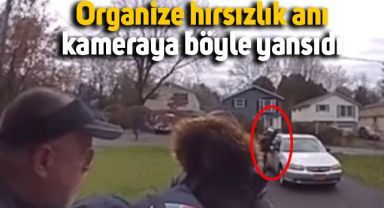 Pizza kuryesinin başına gelen hırsızlık kameralara böyle yansıdı