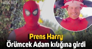 Prens Harry, Örümcek Adam kılığına girdi