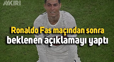 Ronaldo, Fas maçının ardından beklenen açıklamaları yaptı