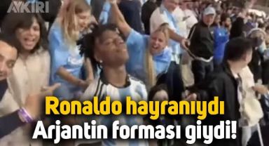 Ronaldo hayranı IShowSpeed, Arjantin forması giydi