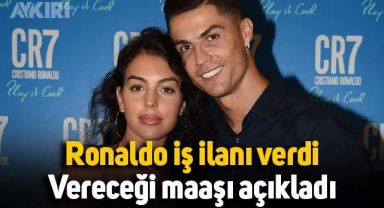 Ronaldo iş ilanı verdi: Villasında çalışacak kişilere vereceği maaşı açıkladı