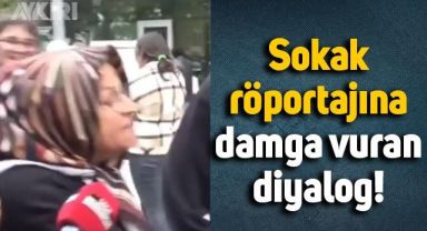 Sokak röportajında ilginç diyalog: Balık ye biraz, adres ver sana ceviz göndereyim