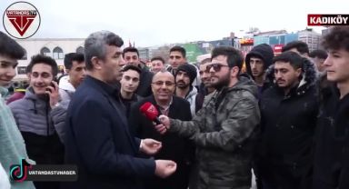 Sokak röportajında yaşandı: 