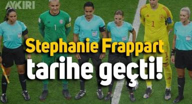 Stephanie Frappart Dünya Kupası'nda maç yöneten ilk kadın hakem oldu