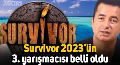Survivor 2023'ün 3. yarışmacısı Çok Güzel Hareketler Bunlar oyuncusu Murat Eken oldu