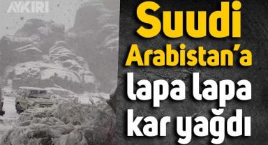 Suudi Arabistan'da kar şaşkınlığı