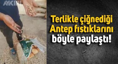 Tartışma yaratan Antep fıstığı videsu