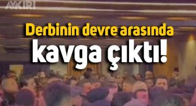 Trabzonspor-Fenerbahçe maçının devre arasında gerginlik