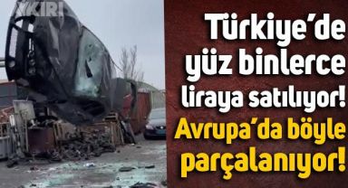 Türkiye'de almanın imkansız olduğu araçlar, Avrupa'da böyle parçalanıyor