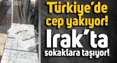 Türkiye'de cep yakan akıllı telefonlar, Irak'ta dükkanlardan taşıyor