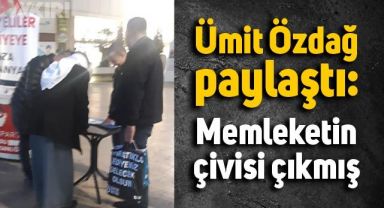Ümit Özdağ Zafer Partisi'nin imza kampanyasından fotoğraf paylaştı