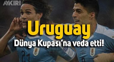  Uruguay, Gana'yı yenmesine rağmen elendi 