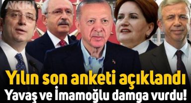 Yılın son anketi açıklandı: Mansur Yavaş ve Ekrem İmamoğlu damga vurdu