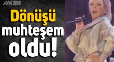 Ajda Pekkan yaşadığı rahatsızlık sonrası sahnelere yeniden döndü