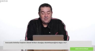 Ata Demirer, belediye başkanı adayının Feridun Düzağaç olduğunu açıkladı