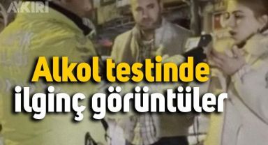 Bursa'da alkol testini reddeden sürücü ile trafik polisleri arasında yaşananlar kameralara yansıdı