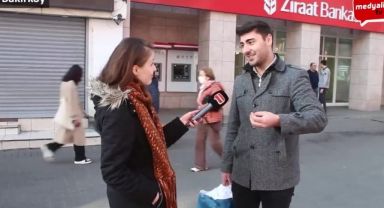 Filistinli kaçaklar tarafından dolandırıldığını belirten genç, sokak röportajında isyan etti