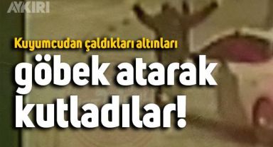 İstanbul Pendik'te kuyumcu hırsızlarının göbek atarak kutlama yaptığı anlar