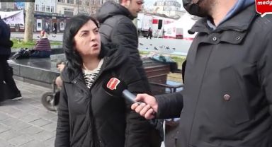Sokak röportajına katılan kadın: 