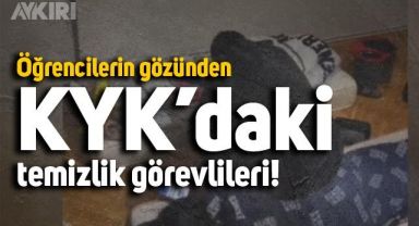 Üniversite öğrencileri KYK yurdundaki temizlik görevlilerini anlatmak için bu videoyu paylaştı