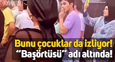 Başörtüsü takıp erotik dans eden kadınlara her geçen gün bir yenisi ekleniyor! Tepkiler büyük: 