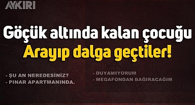 Discord üzerinden yayın açıp enkaz altında kalan çocukla dalga geçtiler!