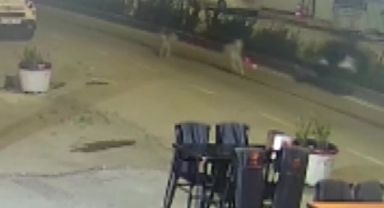 Elektrikli bisikletiyle köpeklerden kaçmaya çalışan vatandaş, kaza yaptı