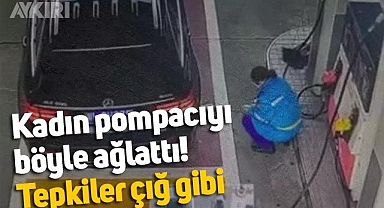 Kadın pompacıyı ağlatan Mercedes sürücüsü, sosyal medyanın gündeminde, tepkiler çığ gibi!