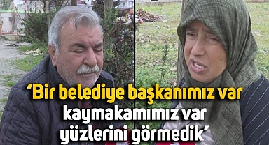 Çadırda yaşayan 64 yaşındaki vatandaş: 