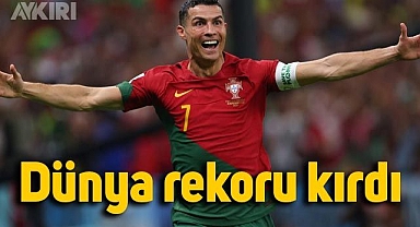 Cristiano Ronaldo dünya rekoru kırdı