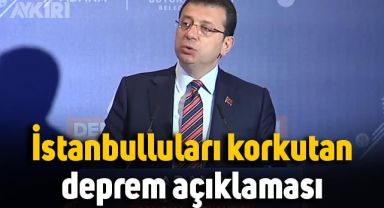 Ekrem İmamoğlu'ndan İstanbulluları korkutan deprem açıklaması: En iyi ihtimalle 90 bin bina